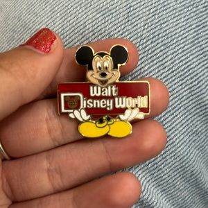 Mickey 90s Walt Disney World pin from the park